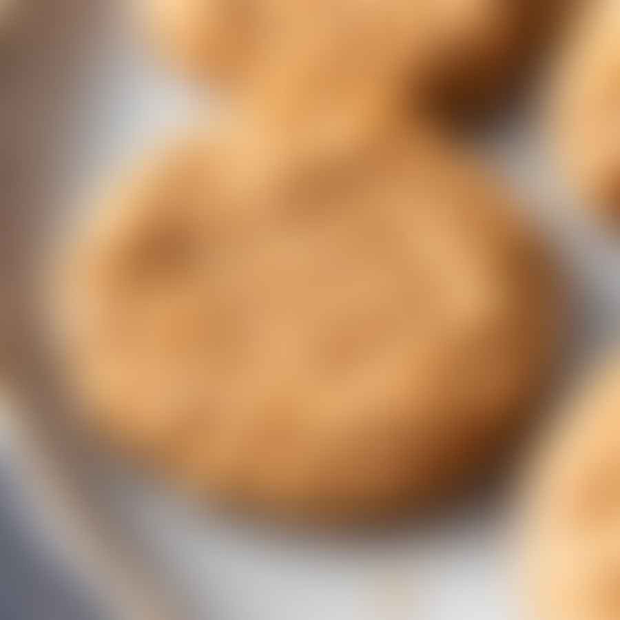 Delicious gluten-free peanut butter cookies on a plate