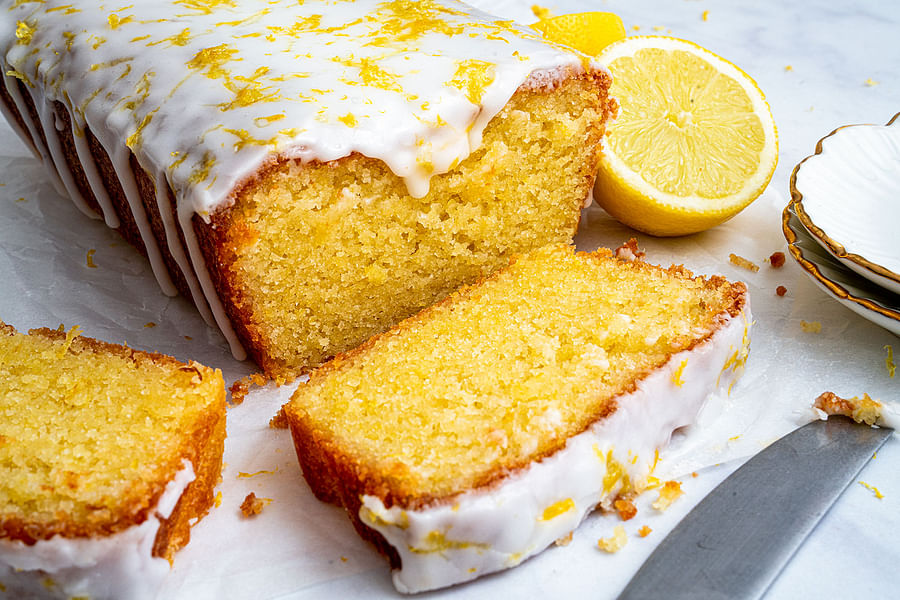 Dairy-Free Gluten-Free Lemon Drizzle Cake