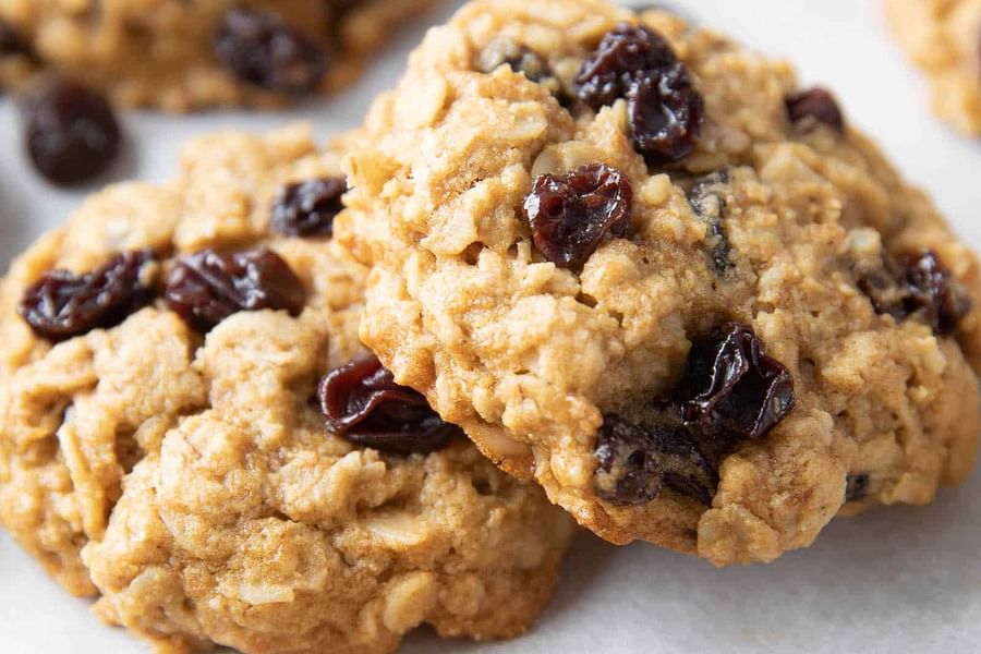 Dairy-Free Gluten-Free Oatmeal Raisin Cookies