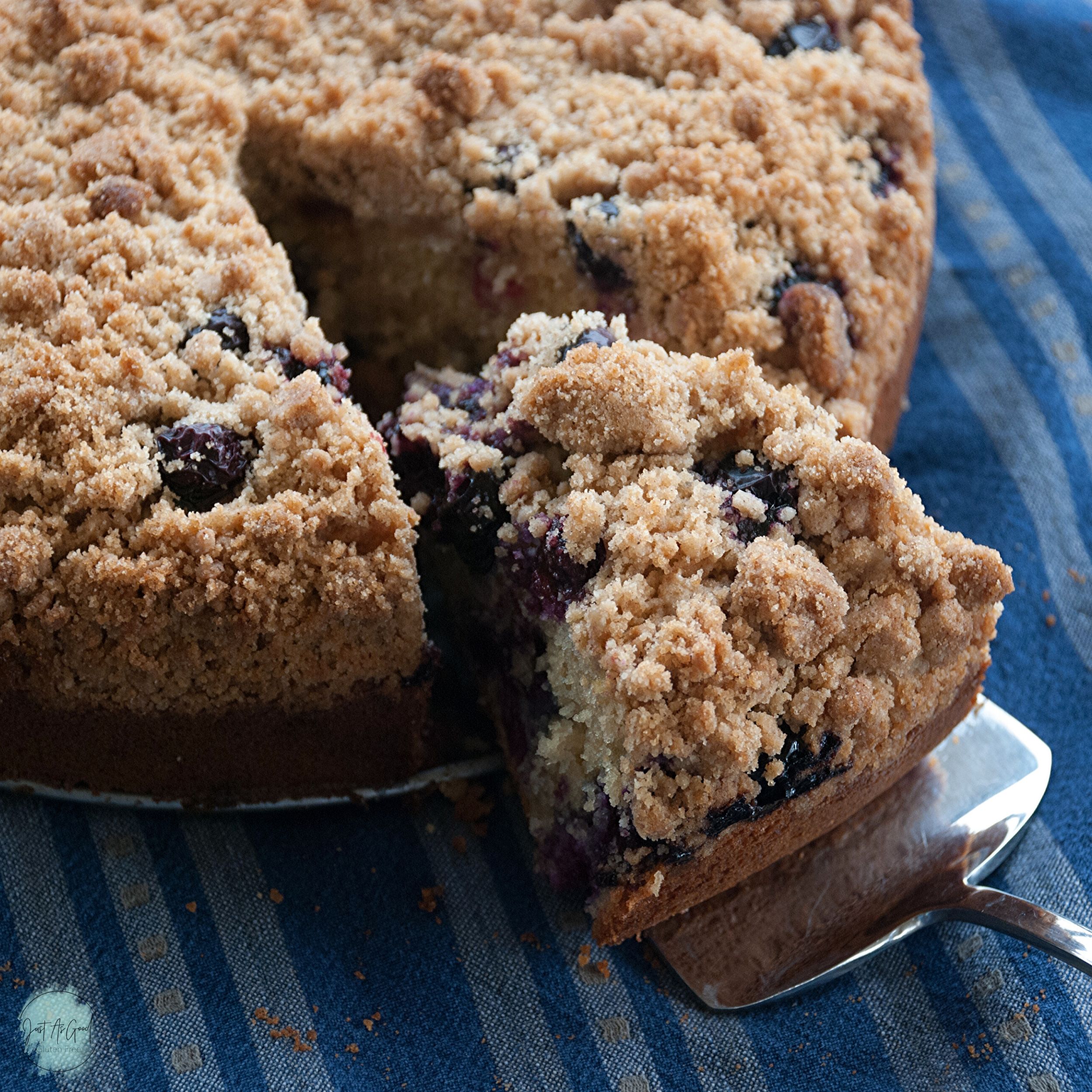 Delicious and colorful gluten-free berry cake